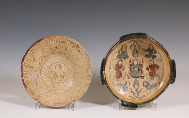 Persia, a Minai pottery bowl, possibly 12th-13th century