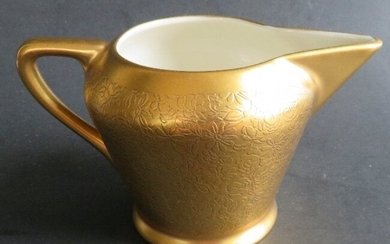 Pickard Gold Encrusted Porcelain Creamer 1930-60s