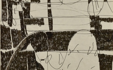 Piero Ruggeri (1930 - 2009) SANS TITRE, 1981 dessin à l'encre sur papier, 28x22 cm...