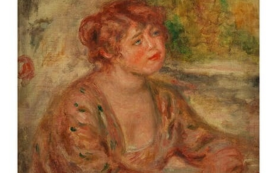 Pierre-Auguste Renoir, 1841 Limoges – 1919 Cagnes, PORTRAIT DE FEMME, UM 1905