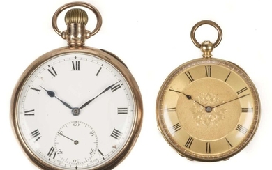 Pocket Watch. 18ct & 9ct gold pocket watches