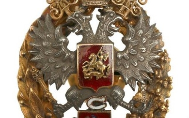RUSSIAN GOLD BADGE 169TH NOVY-TROKY INFANTRY REG.