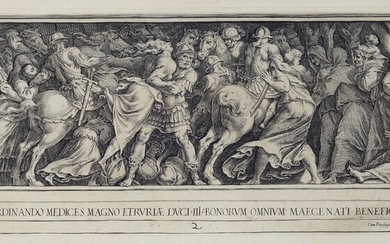 Cherubino Alberti (Borgo San Sepolcro, 1553 - Roma, 1615), Rape of the Sabine Women (from Polidoro da Caravaggio)