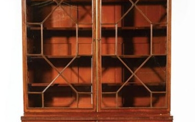 Regency Inlaid Mahogany Bookcase