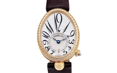 'Reine de Naples' Yellow Gold, Mother-of-Pearl and Diamond Wristwatch | 寶璣 | 'Reine de Naples' K金 配 貝母 及 鑽石 腕錶, Breguet