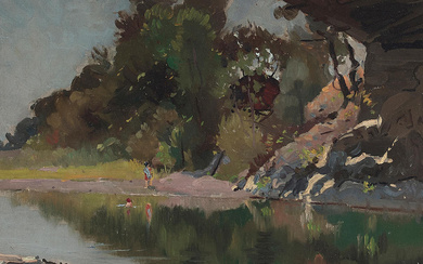 Richard Langtry Partington (1868-1929) Boulder Creek (Santa Cruz Mountains, California)...