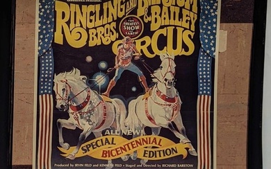 Ringling Brothers Barnum Circus Poster Transparency