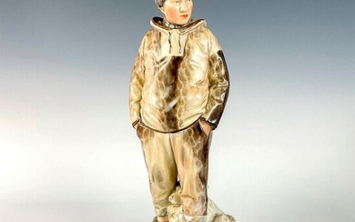 Royal Copenhagen Large Figurine, Greenland Man