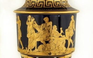 Sèvres Style Porcelain Covered Urn
