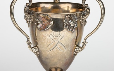 SHREVE & CO. BOWLING STERLING SILVER PRESENTATION / TROPHY CUP
