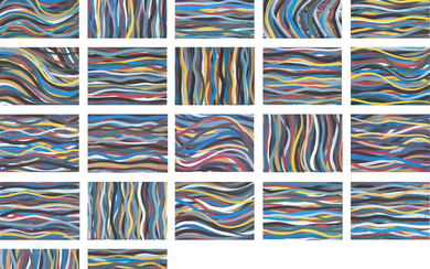 Sol LeWitt, Brushstrokes: Horizontal and Vertical (K. 1996.02)