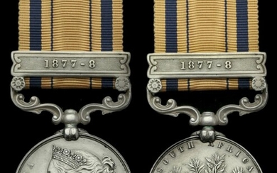 South Africa 1877-79, 1 clasp, 1877-8 (Pte. C. Wilmot. F.A.M. Police.), very fine