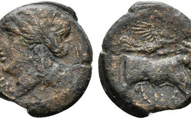 Southern Campania, Neapolis, c. 270-250 BC. Æ (15mm, 4.03g, 12h)....