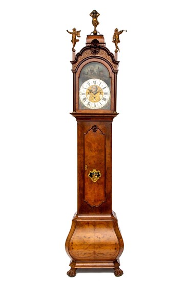 Staand horloge, ges. Pieter Aubert, Amsterdam, ca. 1770;