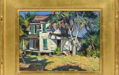 Stanley Woodward (MA 1890-1970) Oil Painting, Sarasota