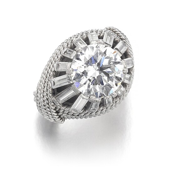 Sterlé | Diamond ring, 1950s | Sterlé | 鑽石戒指，1950年代, Sterlé | Diamond ring, 1950s | Sterlé | 鑽石戒指，1950年代