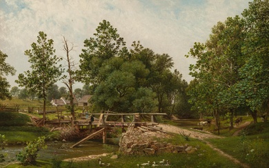 "Study from Nature, Warwick, New York", 1873