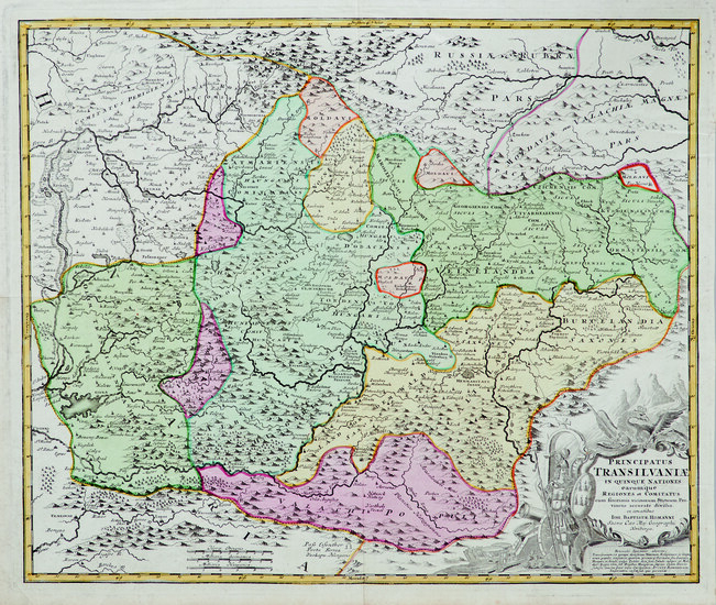 Südosteuropa - Siebenbürgen - "Principatus Transilvaniae in quinque Nationes