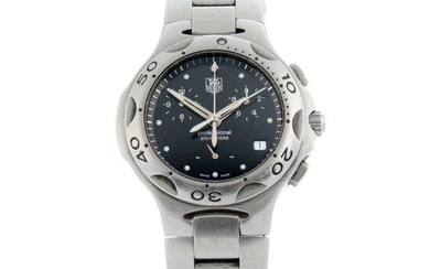 TAG HEUER - a stainless steel Kirium chronograph bracelet watch