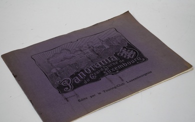 (TOURISME) PANORAMA du Grand-Duché de Luxembourg, Fascicule I édité par le Touring-Club Luxembourgeois, rare fascicule...