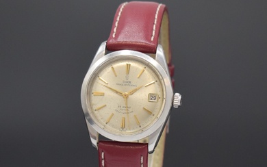 TUDOR Prince Oysterdate montre-bracelet en acier référence 7965, Suisse vers 1960, automatique, boîtier Rolex, fond...