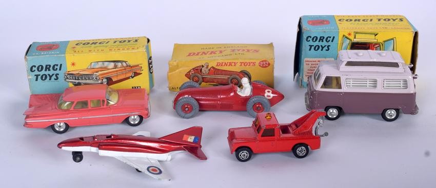 TWO VINTAGE BOXED CORGI VEHICLES, together with a boxed