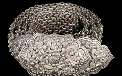 Thai Silver Belt and Buckle