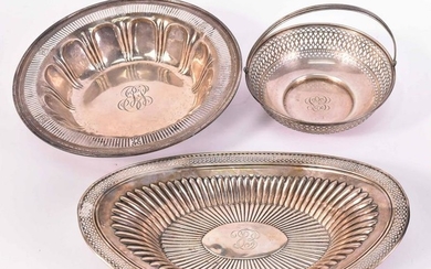 Three American Sterling Silver Table Items