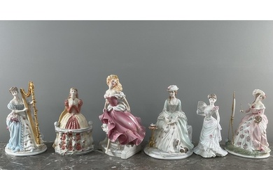 Three Royal Worcester porcelain, ltd edition,1146/2500 "The ...
