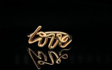 Tiffany & Co. Paloma's Graffiti 18K Love Ring