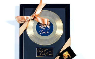 Tina Turner: A Presentation 'Gold' Disc Award for the World Premiere of Tina - The Tina Turner Musical