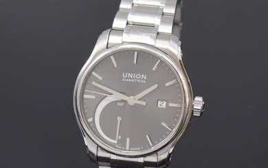 UNION GLASHÜTTE Belisar gents wristwatch in steel reference D.002.424 A,...