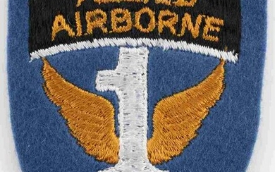 US WWII ARMY 1ST ALLIED AIRBORNE SHOULDER PATCH