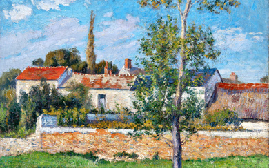 Victor VIGNON 1847 - 1909 Paysage de l'Oise - circa 1882-1894