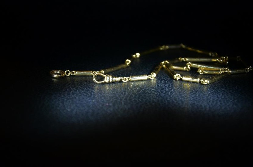 Vintage 14 Karat Yellow Gold Watch Chain