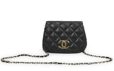 Vintage Chanel Black Leather Purse