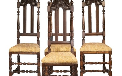 WILLIAM & MARY STYLE SIDE CHAIRS