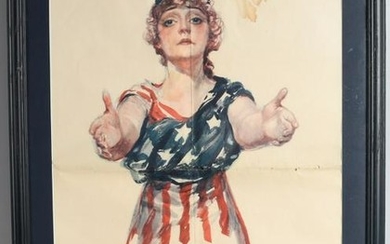 WWI US "BE PATRIOTIC" FOOD ADMINISTRATION POSTER