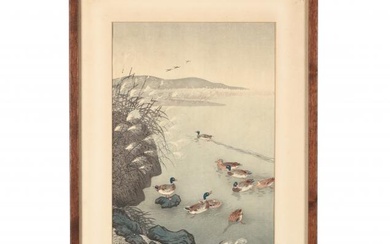 Wild Ducks and Pampas by Ohara Koson (Shoson) (Japanese, 1877-1945)