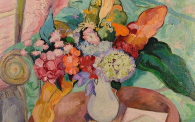 Wolfe, Edward - Still life with flowers