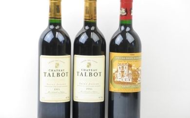 1 bottle of Chateau Talbot 1996 Saint Julien (in);...