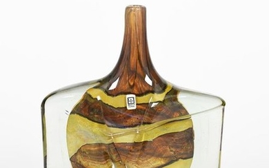 A Mdina glass Fish vase probably designed by Micha…