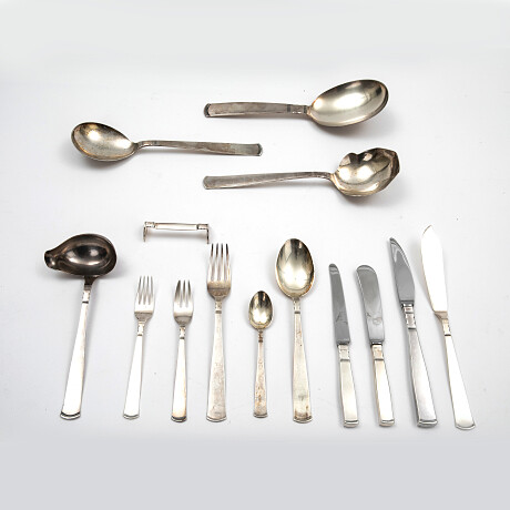 1196 - Cutlery set silver Rosenholm 1196 - Bestickuppsättning silver Rosenholm