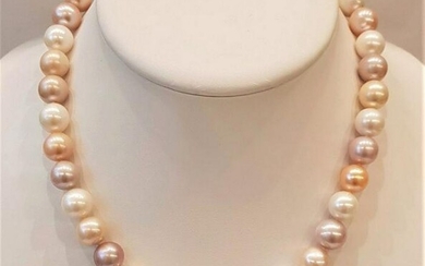 11x12mm Multi Cultured Pearls - Necklace