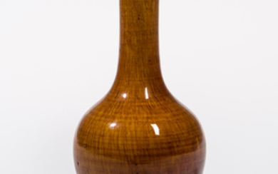 Caramel Flambe Vase