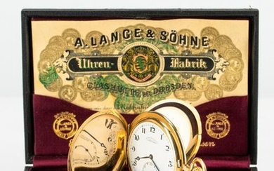 14K Gold Pocket watch A. Lange & Söhne Glashuette