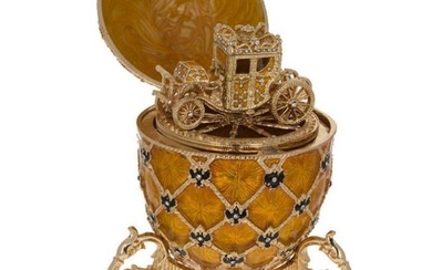 1897 Imperial Coronation Royal Russian Inspired Egg
