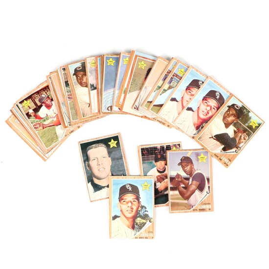 1962 Topps Rookie Baseball Cards with Ken Hubbs and Others