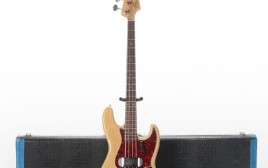 1963 Fender Jazz Bass Electric Guitar with Period Hard Shell Case
