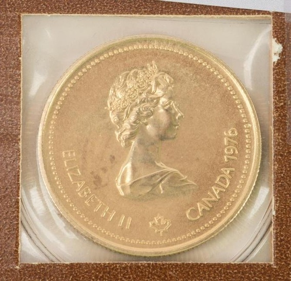 1976 CANADIAN $100 MONTREAL OLYMPICS GOLD COIN